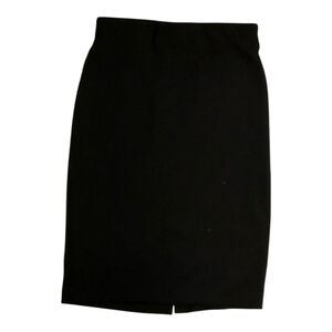 Philosophy Black Pencil Skirt with Back Slit sz 2